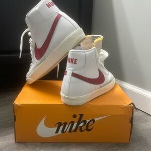 Nike Blazers size 12 worn once!